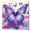 Framed Diamond Painting - Full Round Drill - Butterfly (25x25cm)