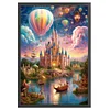 Castle Hot Air Balloon - 11CT Stamped Cross Stitch 40*60cm