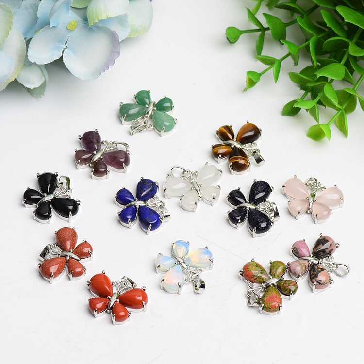 Crystal New Design Butterfly Shape Pendant
