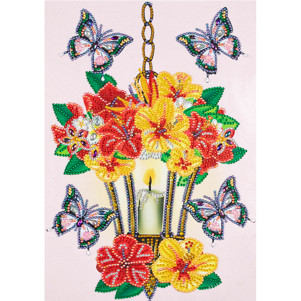 

Lamp and Flower - Special Shaped Diamond Painting - 30*40CM, 501 Original