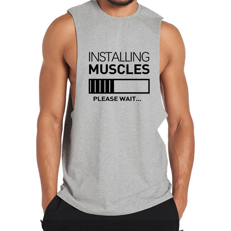 Cotton Muscle Loading Workout Tank Top tacday