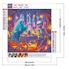 Diamond Painting-DIY Full Round Drill Halloween Skull(40*40 CM)