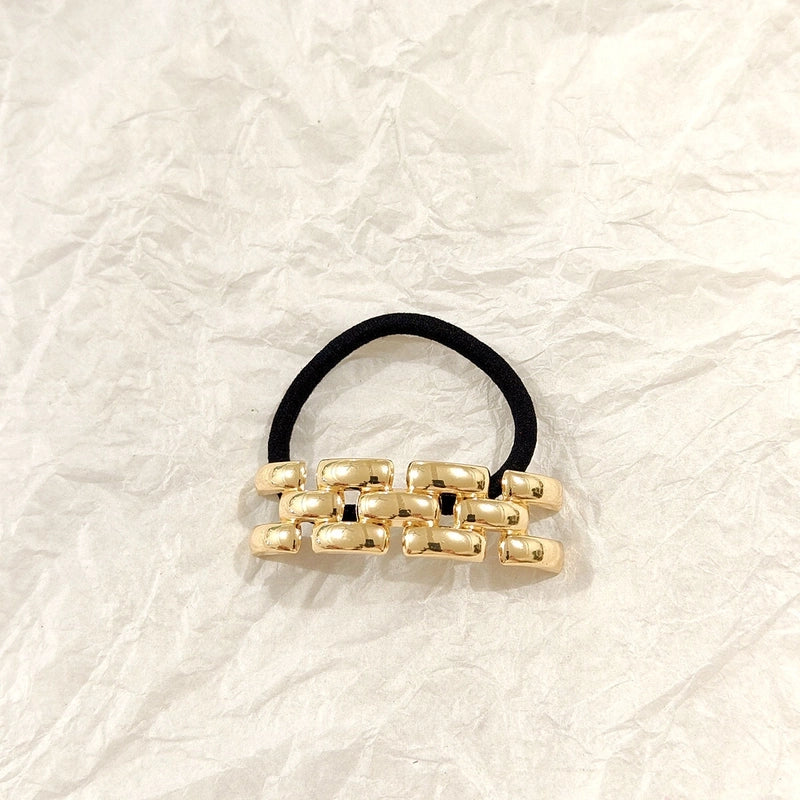 Streetwear Women’s Geometric Alloy Plating Hair Tie