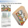 Acrylic Double Sided Christmas 5D DIY Diamond Art Paper Towel Storage Rack Napkin Holder Kit