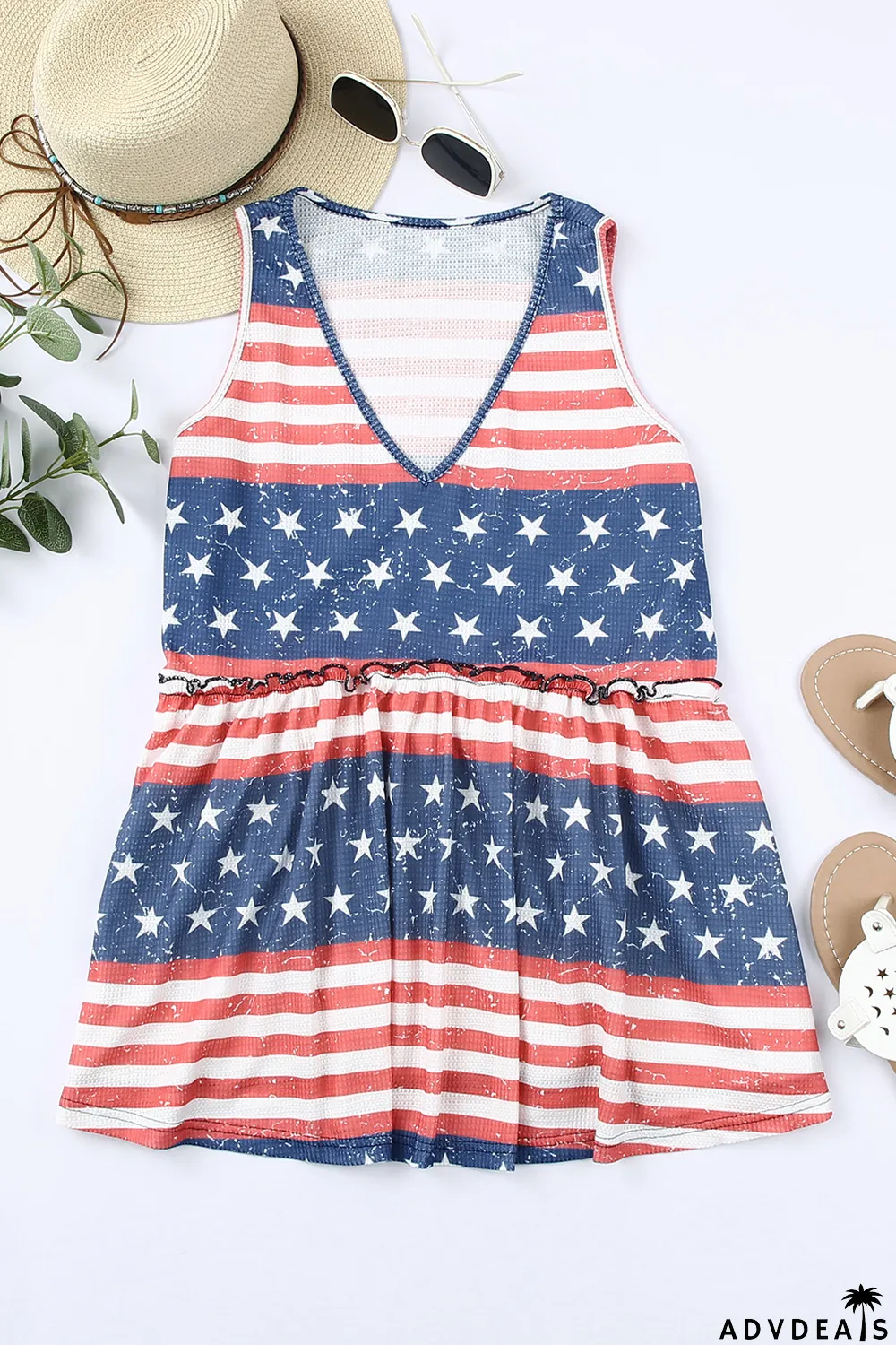 National Flag Flowy Tank