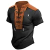 2025 Men's Sports Leisure Tie Neck T-Shirt
