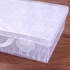 (US Only)64 Slots Jewelry Storage Box Nail Art Rhinestone Organizer Display Case