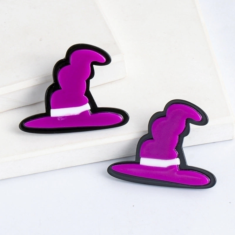 Halloween Geometric Resin Earrings