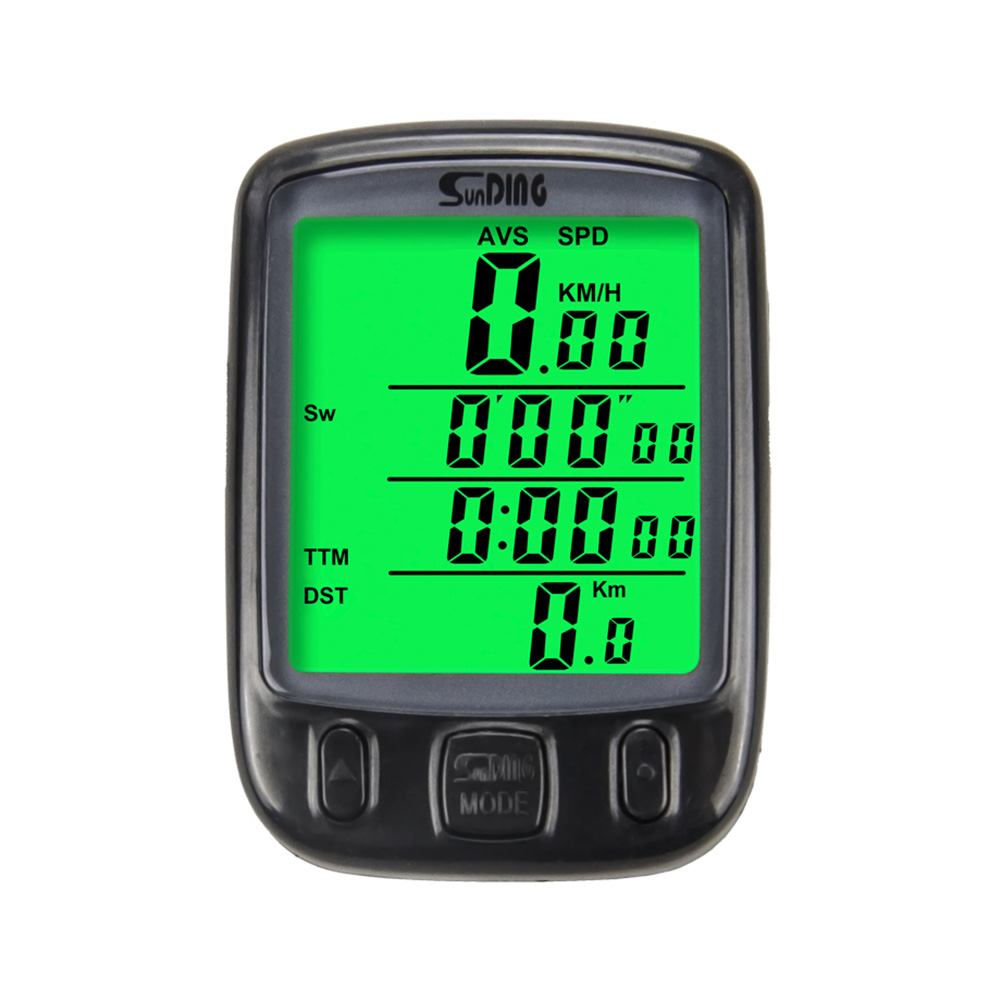 

SunDing Bicycle Wired Computer Waterproof Backlight Odometer Speedometer, 501 Original
