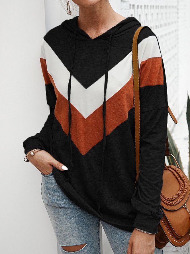 Stripes Casual Hoodies