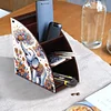 DIY Diamond Painting Kit dreieckige Organizer Box weiße Elefant Holzkiste