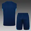 2025/2026 Arsenal Pre-Match Training Royal Blue Vest+Shorts Football1:1 Thai Quality