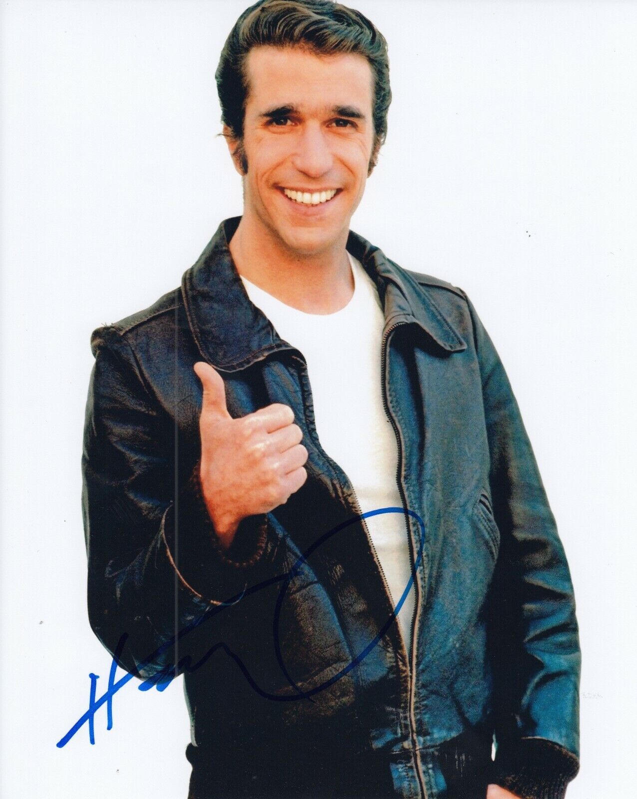 HENRY WINKLER signed (HAPPY DAYS) 8X10 Photo Poster painting *FONZIE* autographed W/COA #1