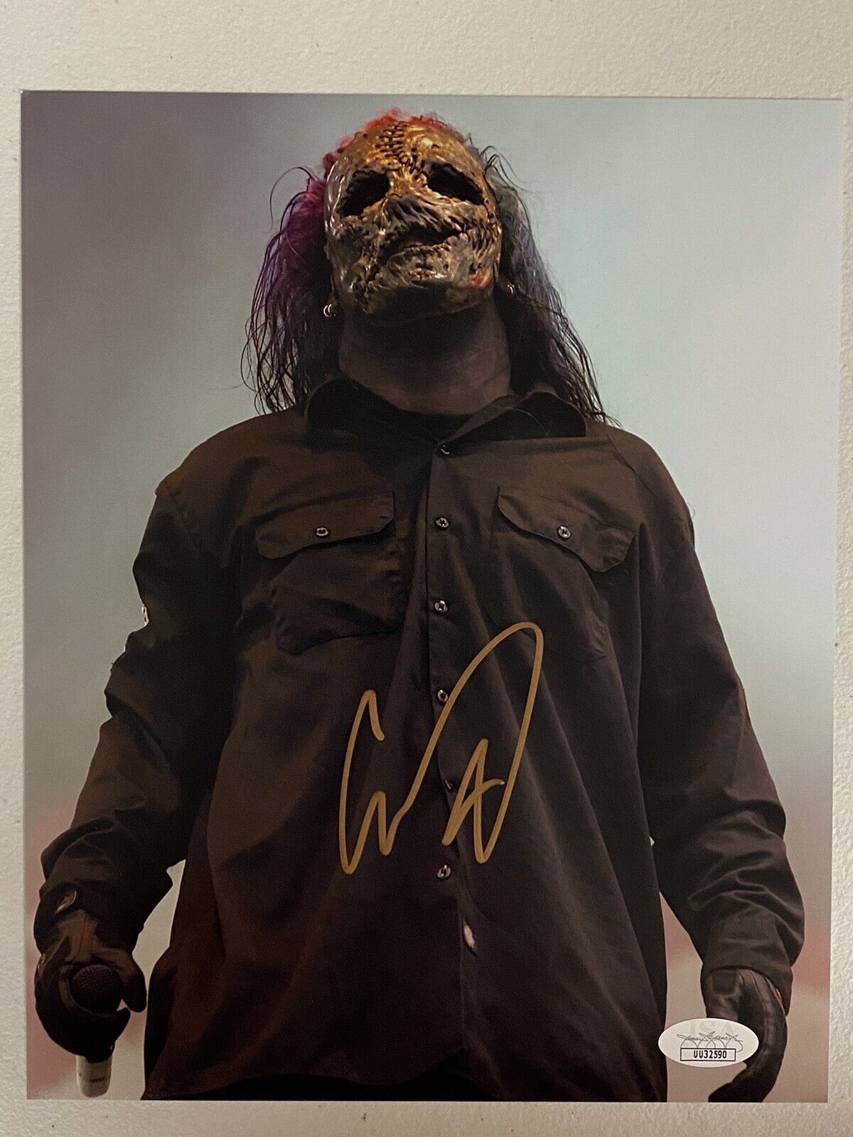 SLIPKNOT COREY TAYLOR AUTOGRAPHED SIGNED 8X10 Photo Poster painting EXACT PROOF JSA COA UU32590