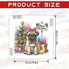 (US Only)6pcs Xmas Dog - Diamond Painting - Partial Special Shaped Drill (Canvas|30*30cm)