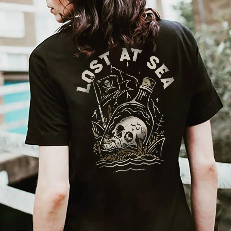 Lost At Sea Printed Women's T-shirt