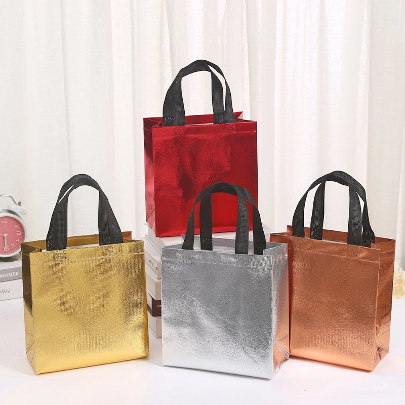 Streetwear Solid Color Nonwoven Holiday Outdoor Daily Gift Bags