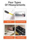 3-in-1 Multifunctional Digital Laser Distance Meter, 60-200m Laser Distance Meter, 800mAh High-Capacity Rechargeable Lithium Battery