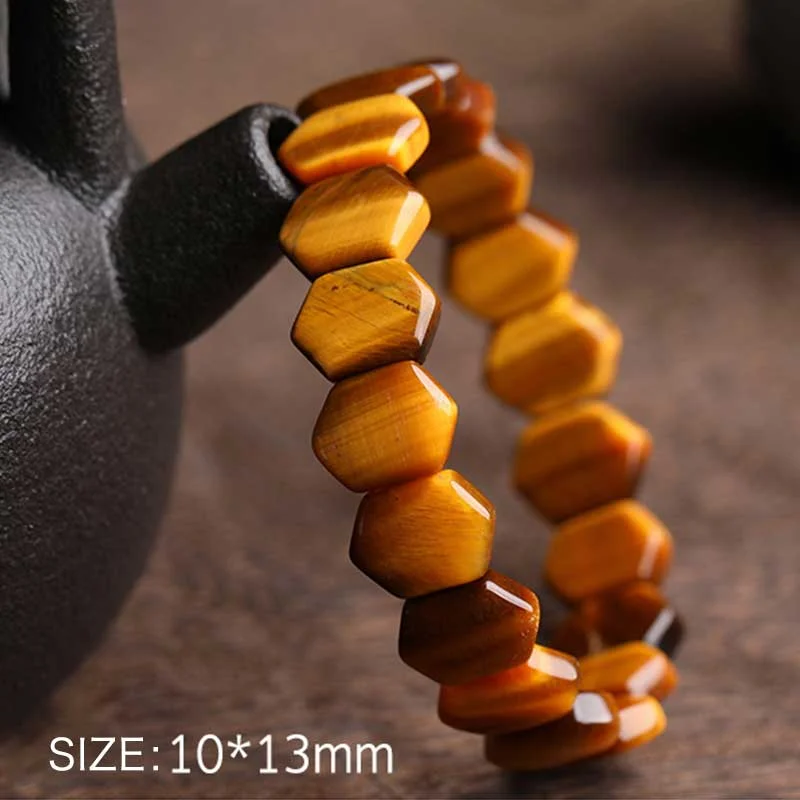 Natural Tiger Eye Strength Protection Bracelet