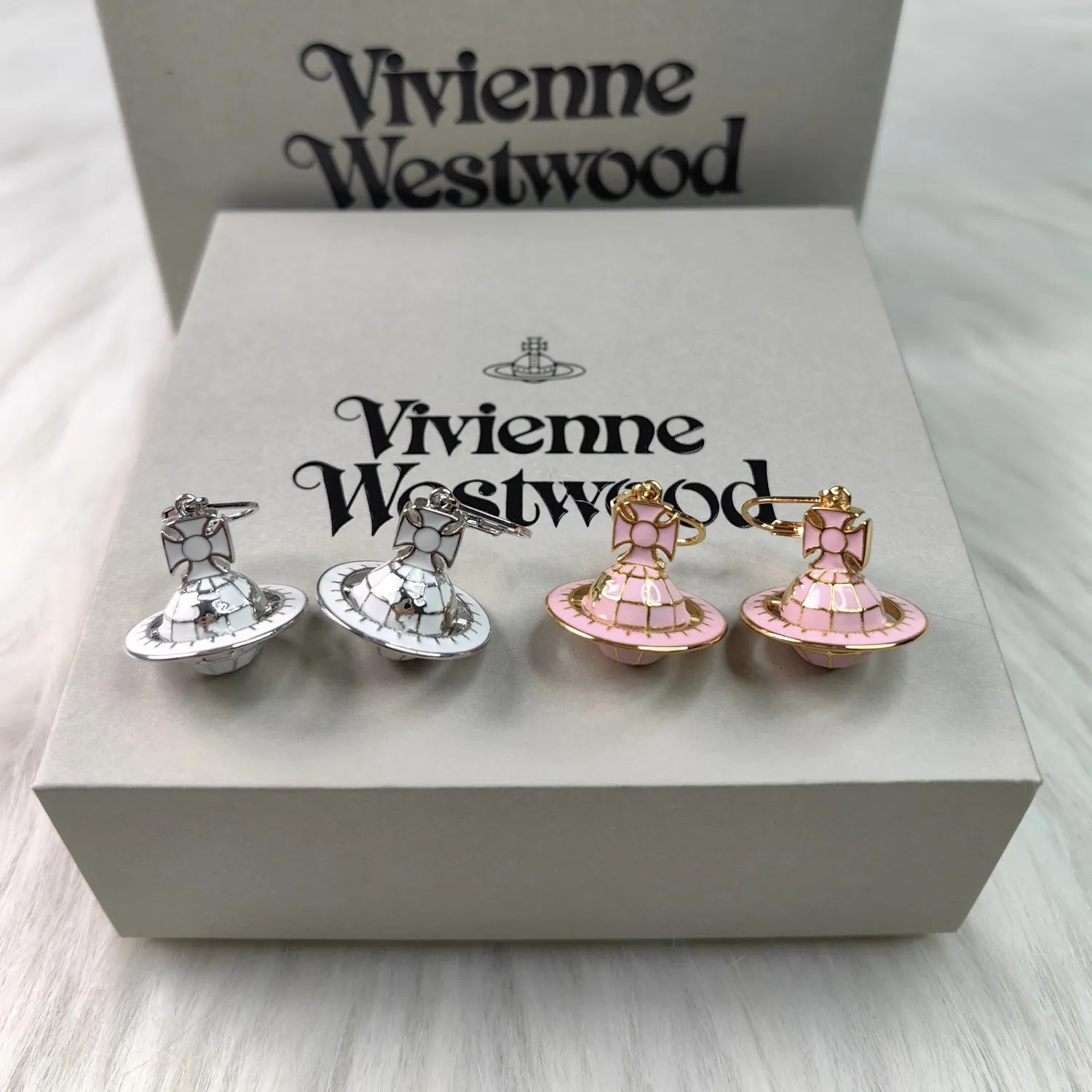 Vivienne Westwood Galileo's Globe Saturn Earrings