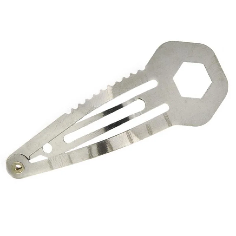 10 PCS 8 in 1 Multifunctional Hair Clip Outdoor Self-Defense First Aid Tool