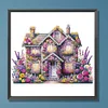 Flower House - Crystal Rhinestone Diamond Painting