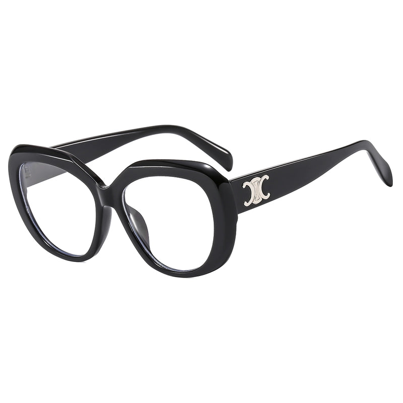 Classic Style Geometric Pc Square Metal Full Frame Glasses