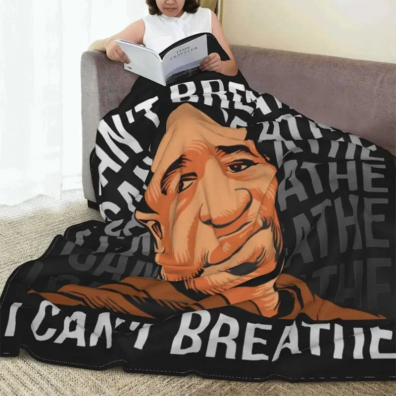 I Can't Breathe Blankets
