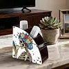 DIY Diamond Painting Kit dreieckige Organizer Box Sch&auml;del Holz Aufbewahrungsbox