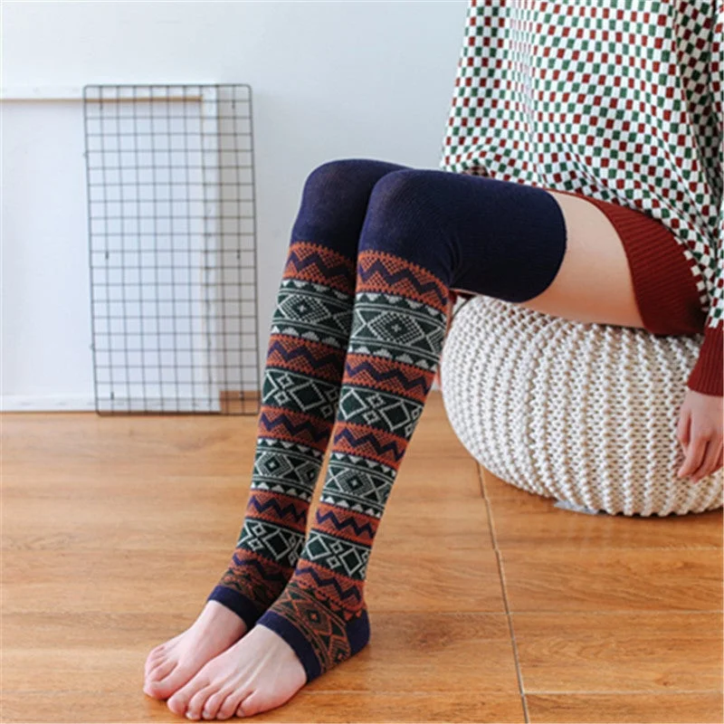 Long-tube Wool Over-the-knee Socks