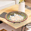DIY Mandala Flower Diamond Painting Dining Plate Home Dining Table Fruit Tray Kits