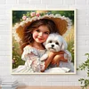 Little Girl-Full Square Diamond Painting(35x35cm)