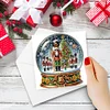6pcs Diamond Painting Xmas Ball Greeting Cards Congratulations Cards & Gifts