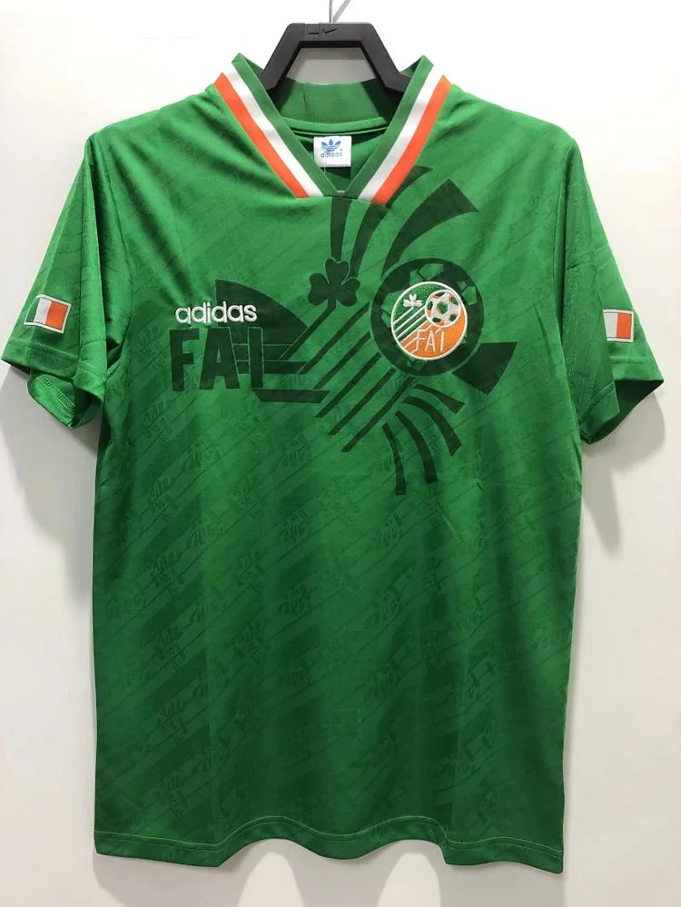 Retro 1994 Ireland home football jersey
