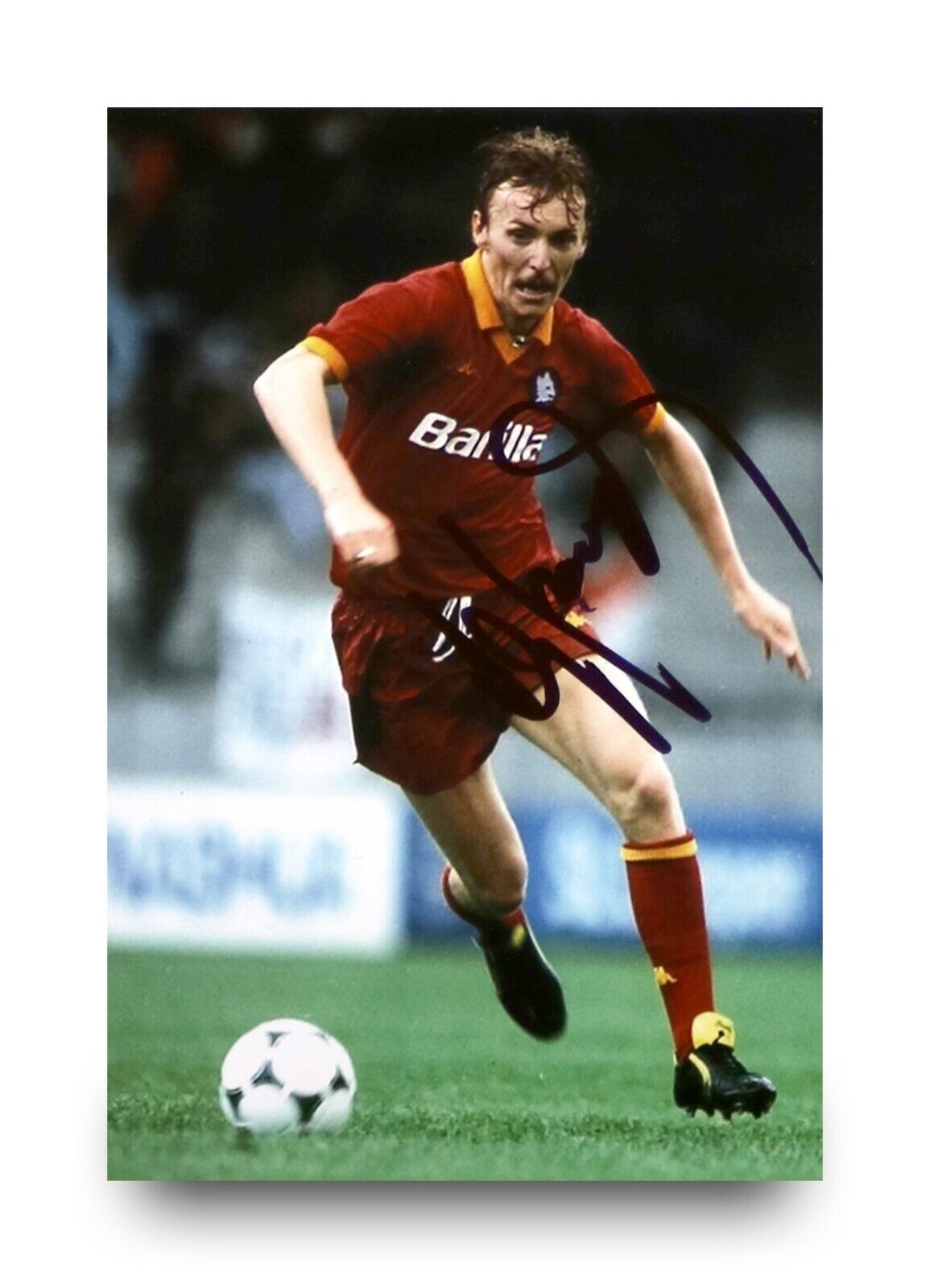 Zbigniew Boniek Signed 6x4 Photo Poster painting PZPN Polish Genuine Autograph Memorabilia + COA