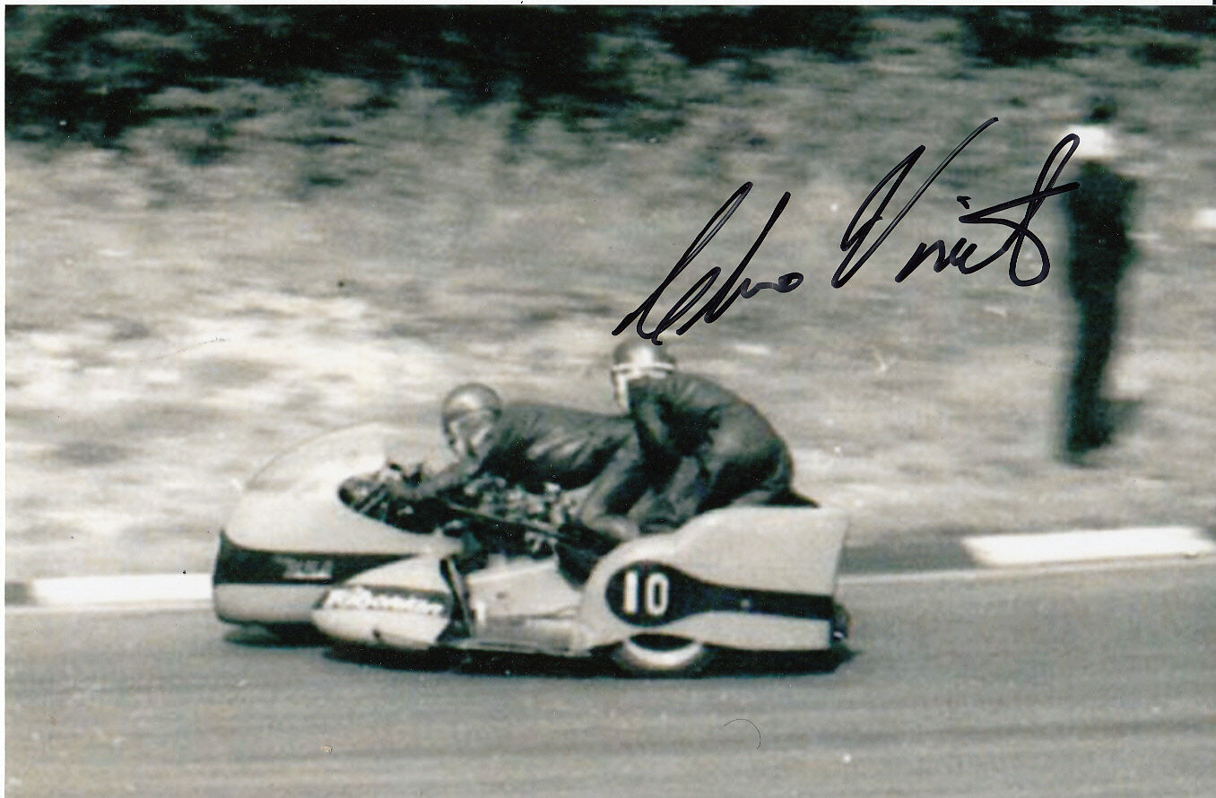 Chris Vincent Hand Signed Sidecar 9x6 Photo Poster painting 1.