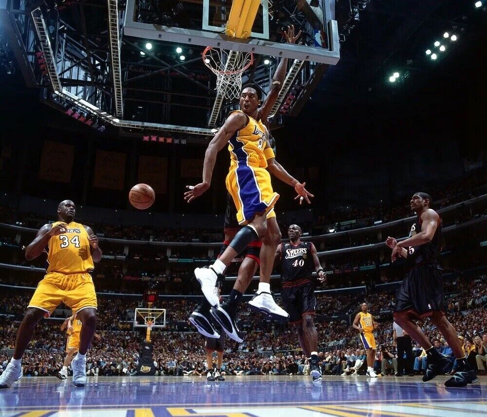 Kobe Bryant Poster 16x20 ; Los Angeles Lakers Photo Poster painting Mamba Shaq NBA 2000