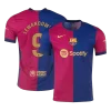 LEWANDOWSKI #9 Barcelona Home Authentic Soccer Jersey 2024/25