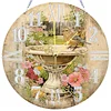 2D DIY Acrylic Birds Diamond Painting Clock Pendant w/ Clock Function Wall Decor