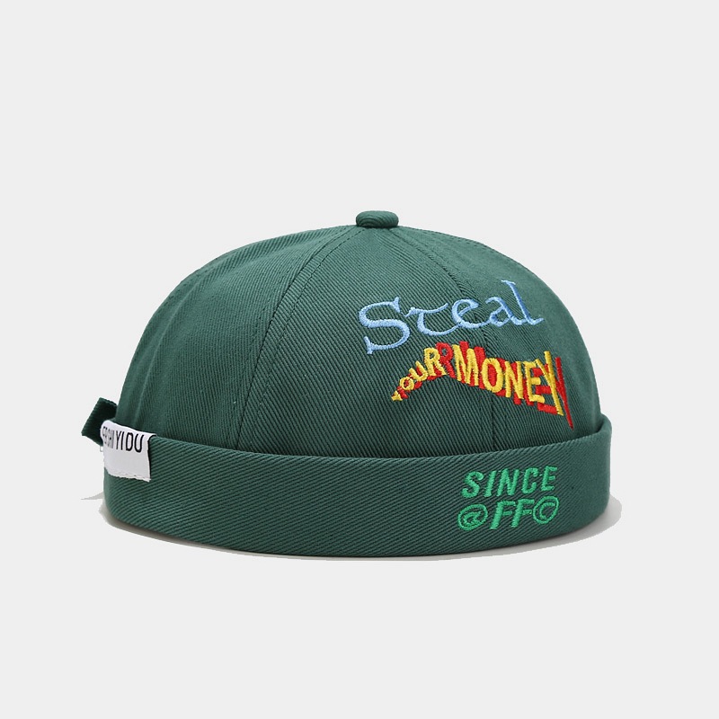 Personalized Hip Hop Alphabet Embroidered Hat