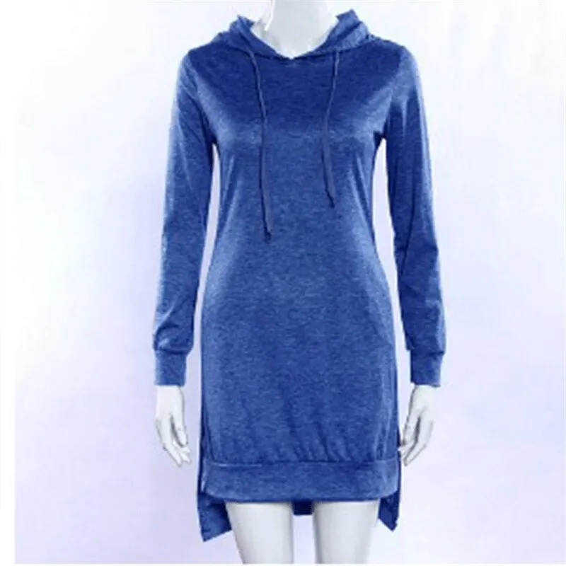 Yvlvol plus size 5XL Hooded Long Sleeve women Dress Sweatshirt hoodies female warm tops streetwear pullovers