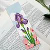 6pcs Flowers-DIY Stamped Cross Stitch Bookmark 47x28cm (Single-Sided)