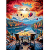 (45*60cm)Landscape Forest - Full Square Drill Diamond Painting
