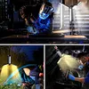 6000mAh LED Work Light Rechargeable Cordless Work Light for Camping (Black)