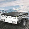 214x122cm Oxford Travel Trailer RV Cover Waterproof Trailer Flat Tarpaulin Cover