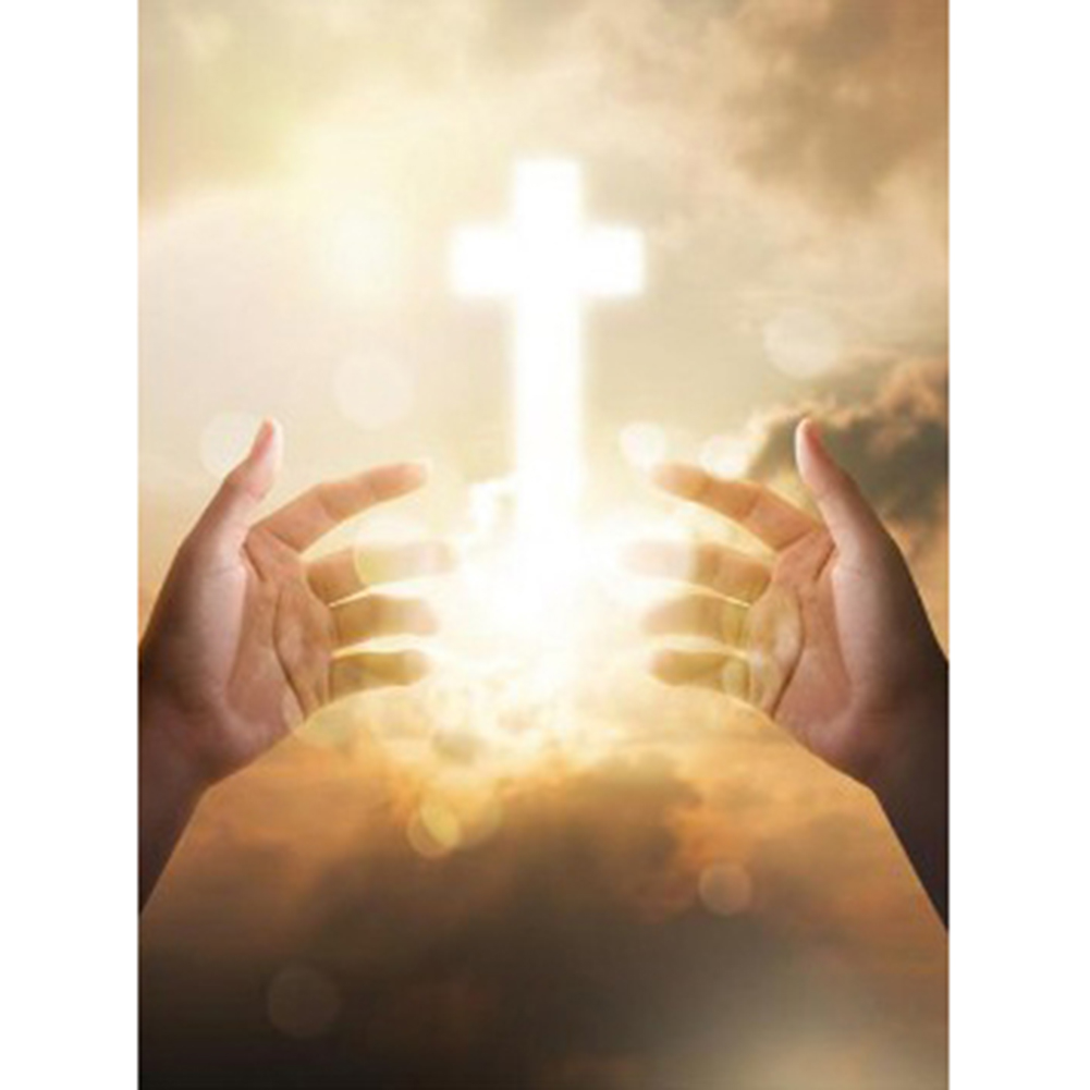 

Crucifix - Round Drill Diamond Painting - 30*40CM, 501 Original