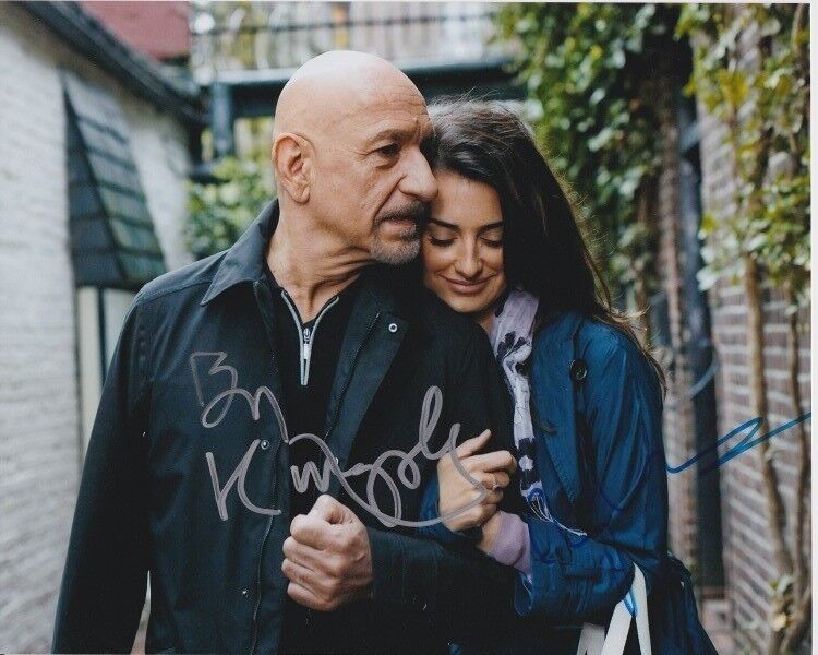 PENELOPE CRUZ and BEN KINGSLEY signed autographed ELEGY Photo Poster painting