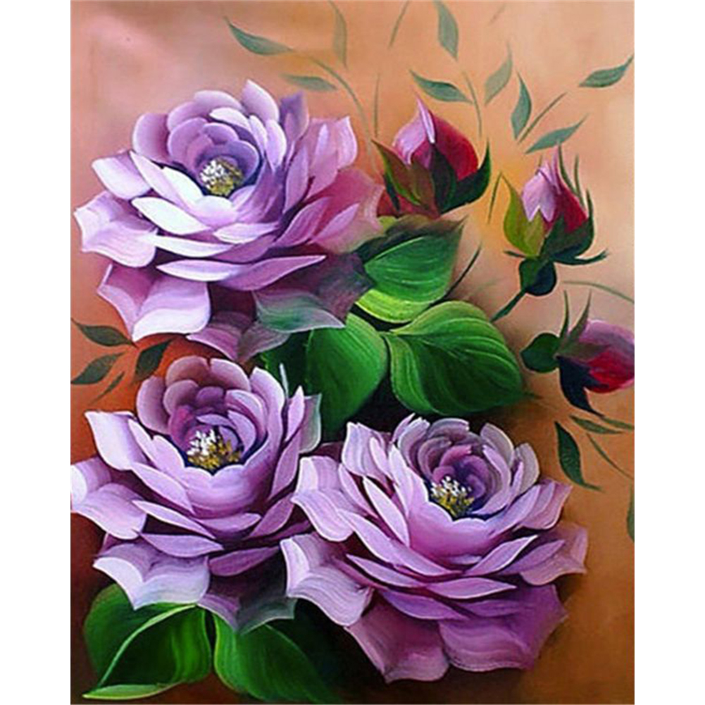 

40*50CM - Paint By Numbers - Color Flower, 03, 501 Original