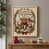 Farm Holiday DIY 11CT 3 Strand Stamped Cross Stitch Kit for Adults 40x50cm tapestrymarket
