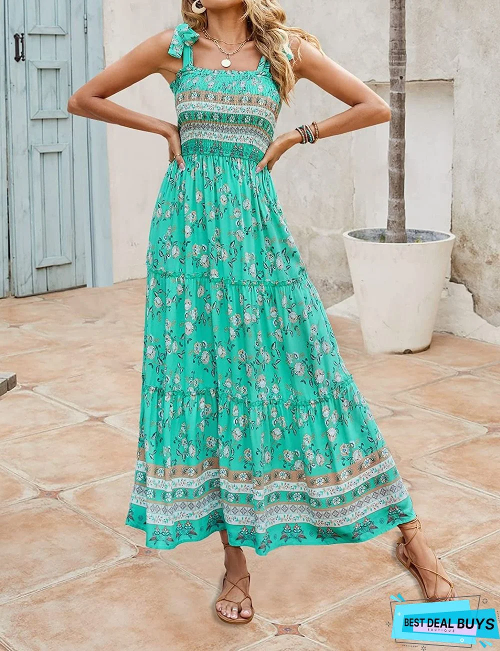 New Women's Dress Print Loose Casual Dresses